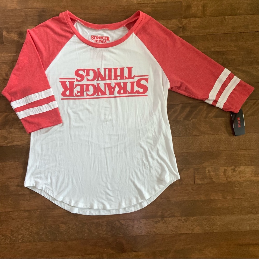 *NWT* Licensed Netflix Stranger Things Varsity Tee